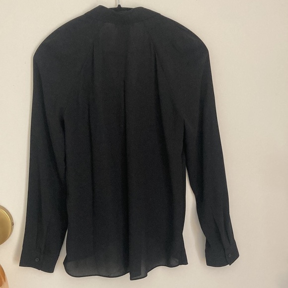 Trouve Long Sleeve Black Blouse - Picture 5 of 6